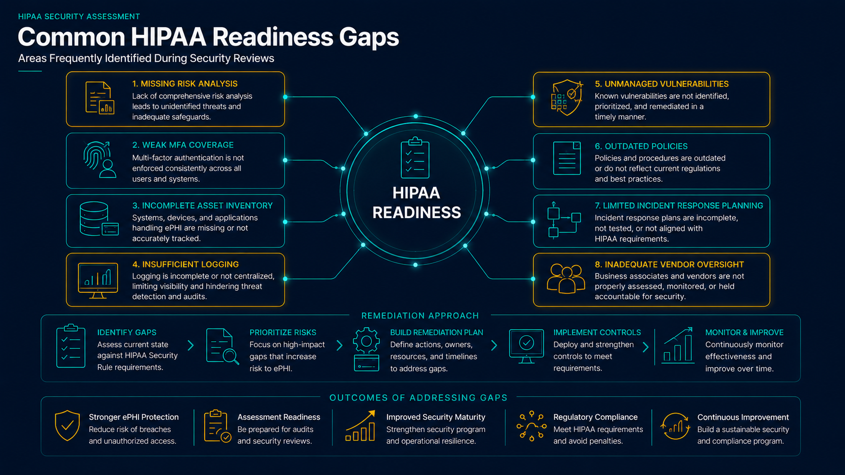 Common HIPAA Security Rule readiness gaps