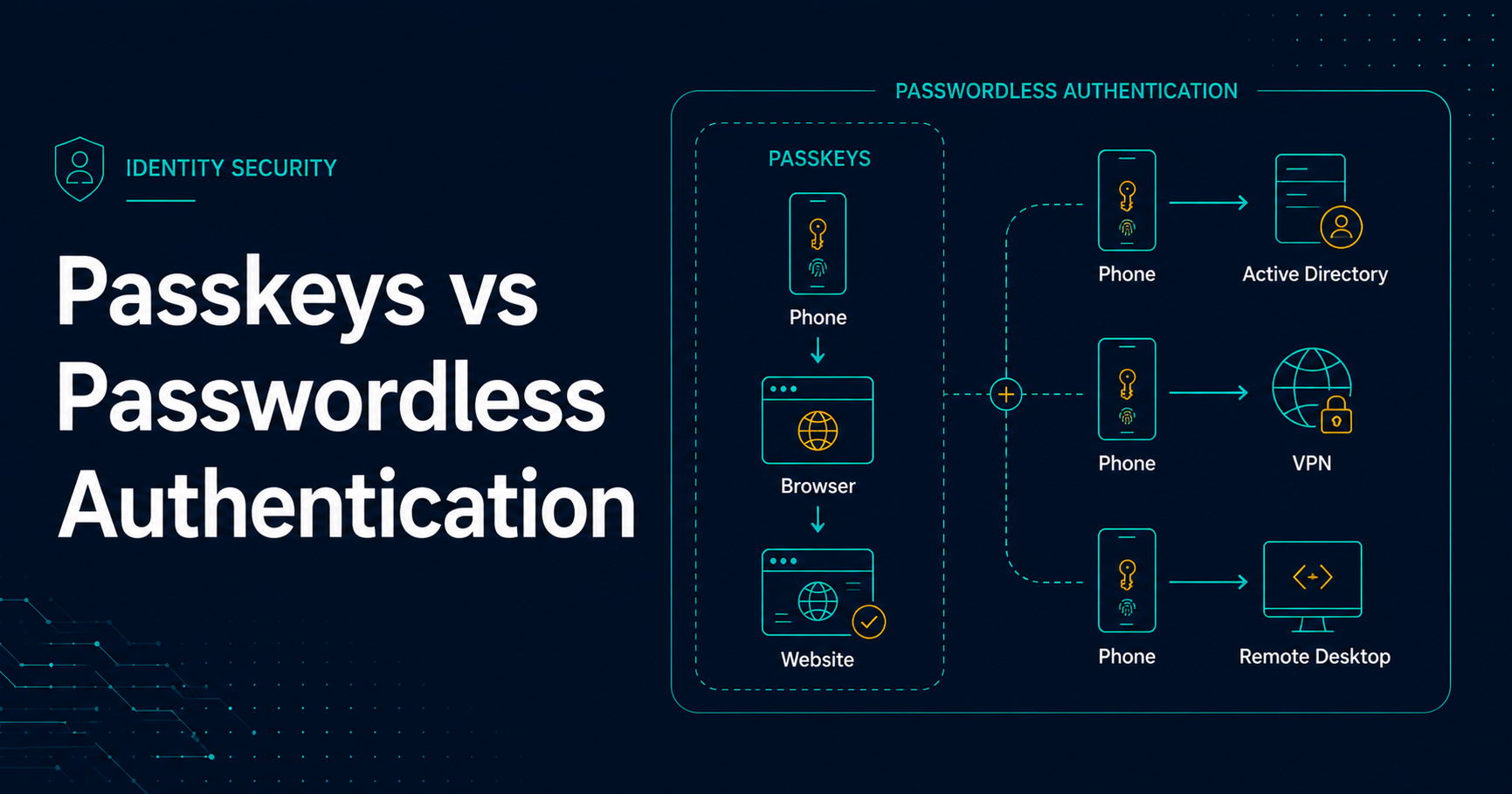 Passkeys vs Passwordless