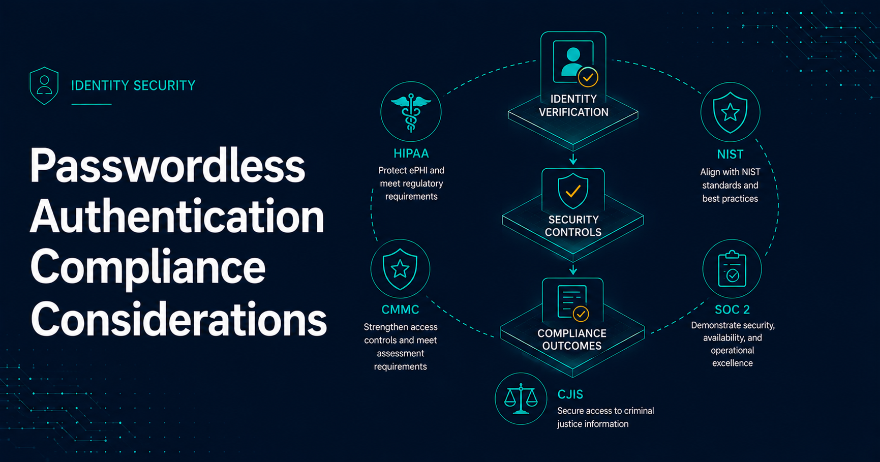 Passwordless authentication compliance considerations